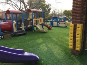 Toddler Town new synthetic lawn
