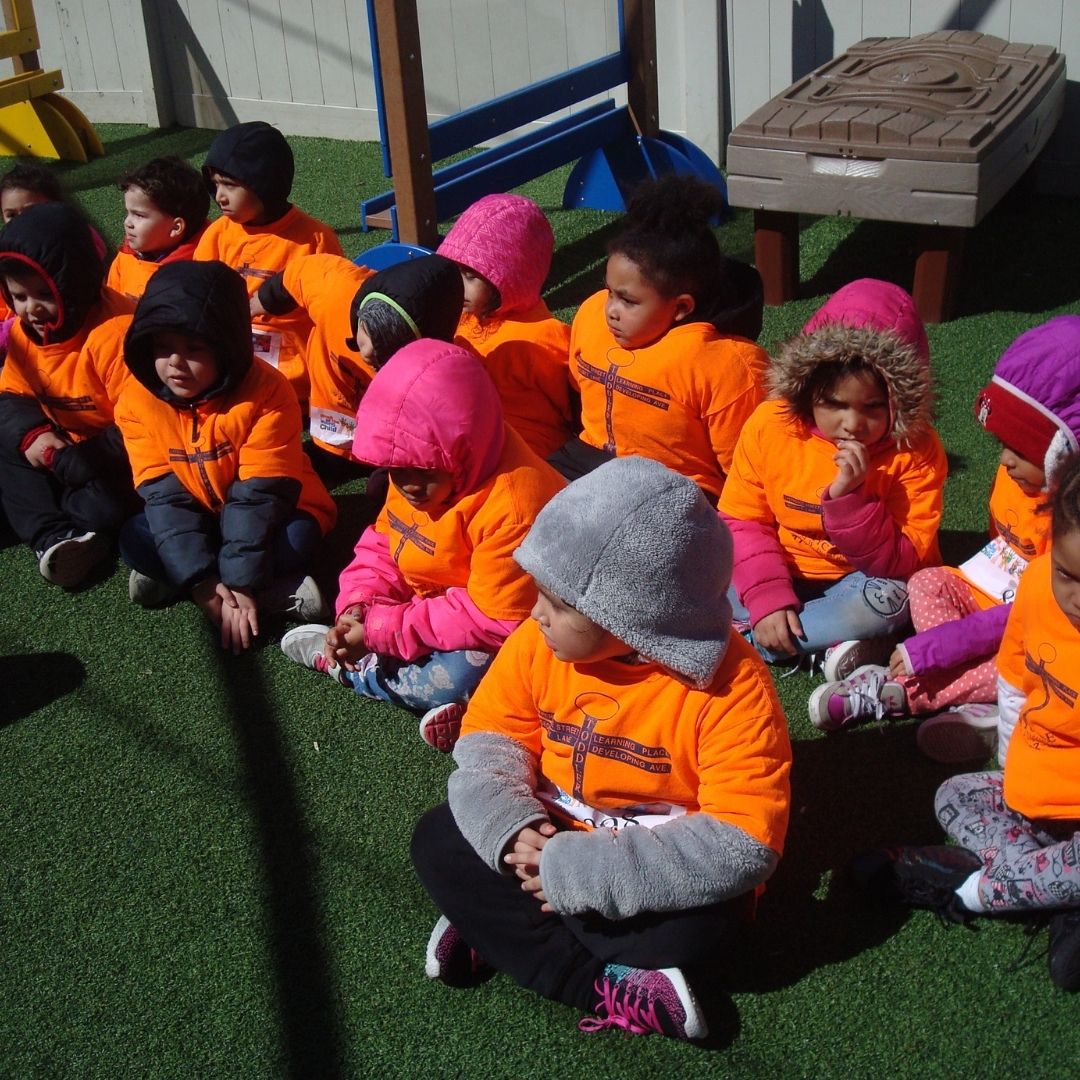 students at Toddler Town Daycare