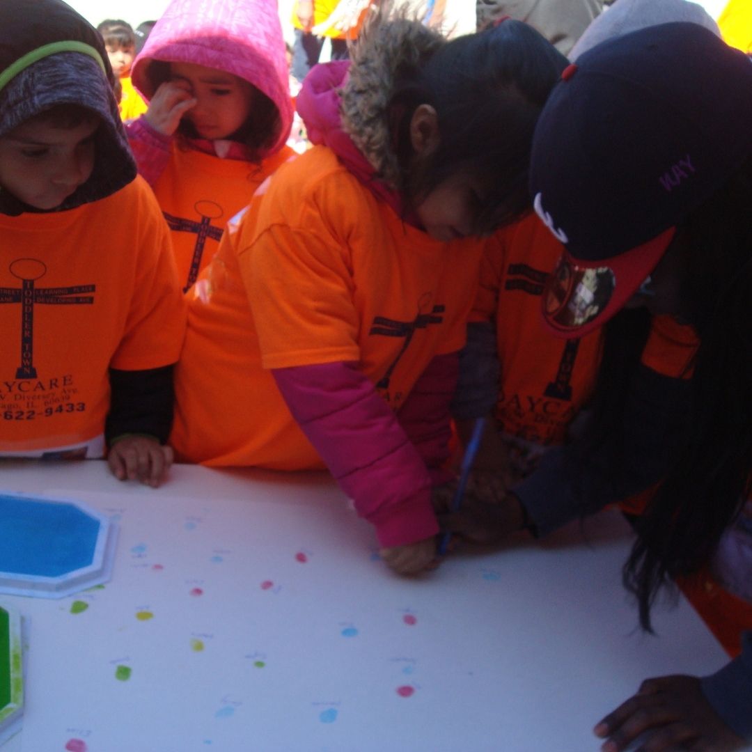 students at Toddler Town Daycare