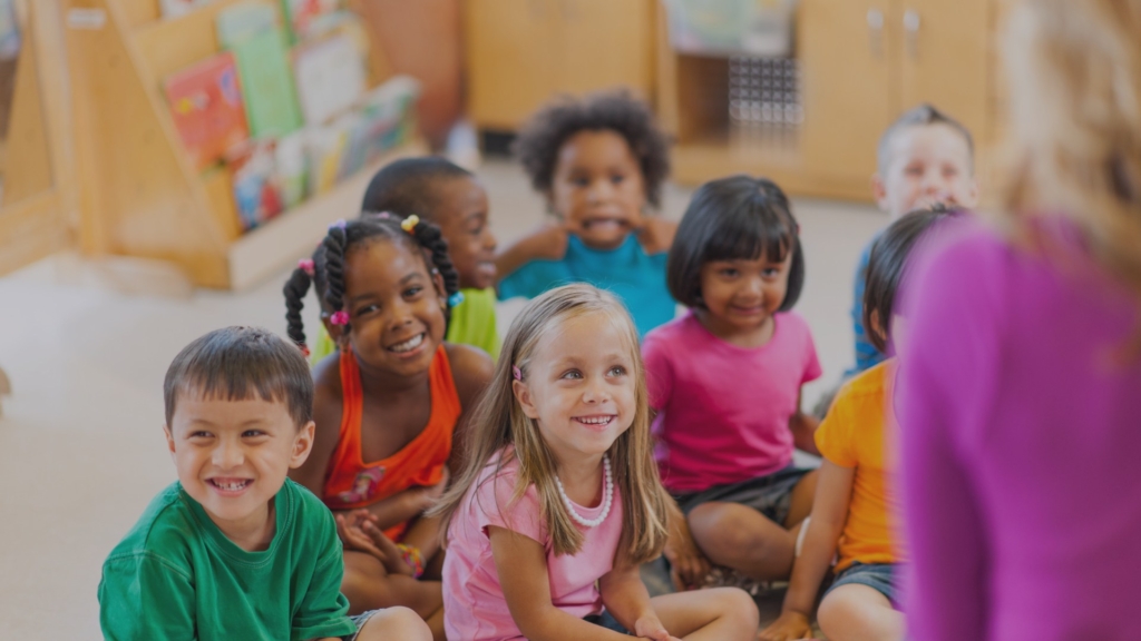 group of preschool children