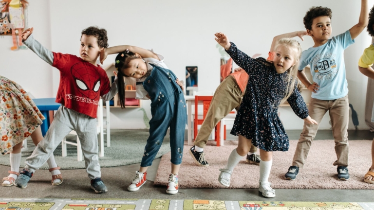 preschoolers stretching