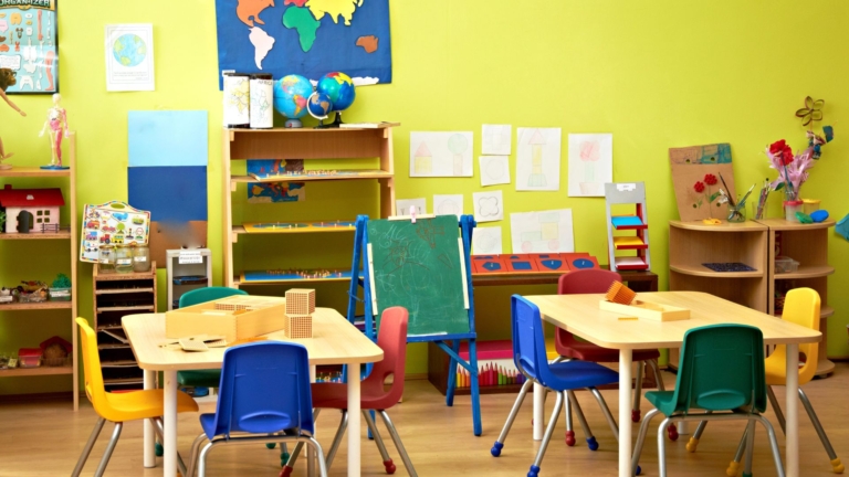 a kindergarten classroom